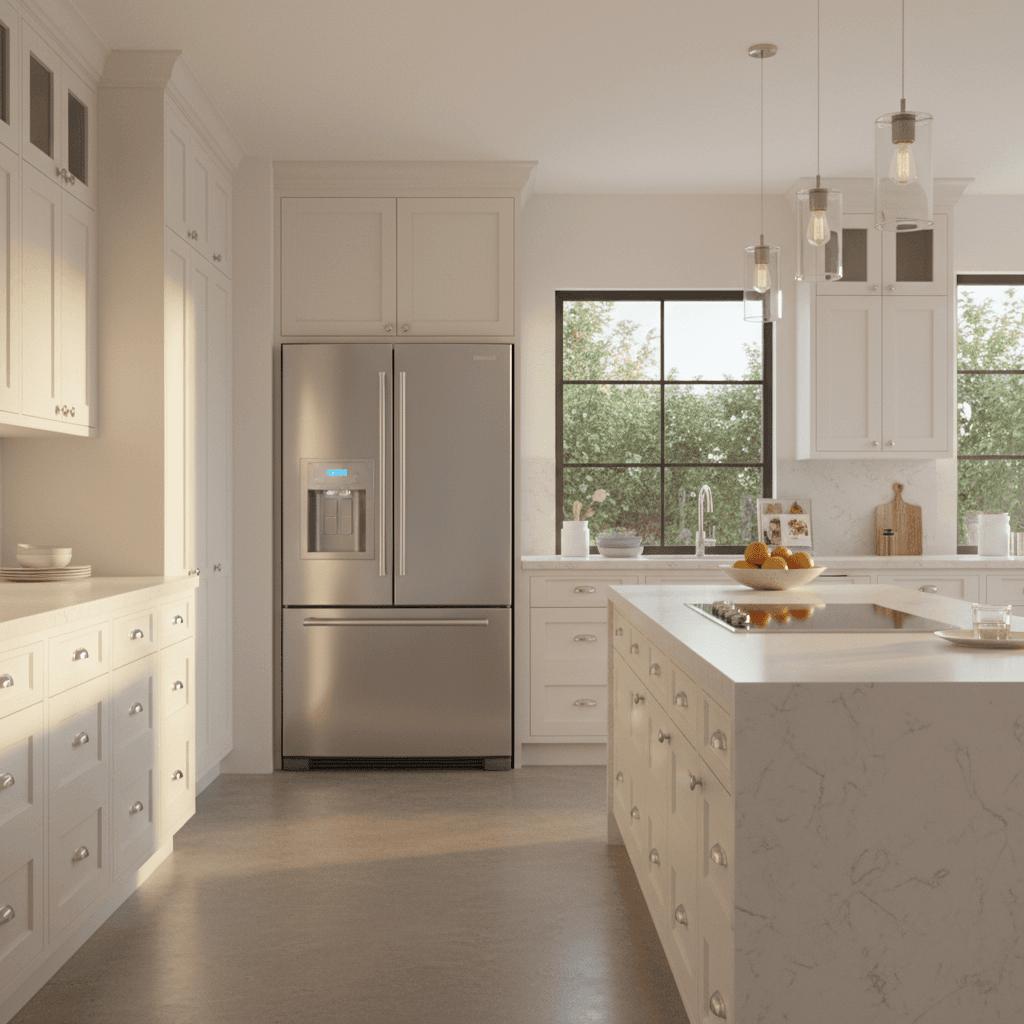 Réfrigérateur américain inox Electro Plaza