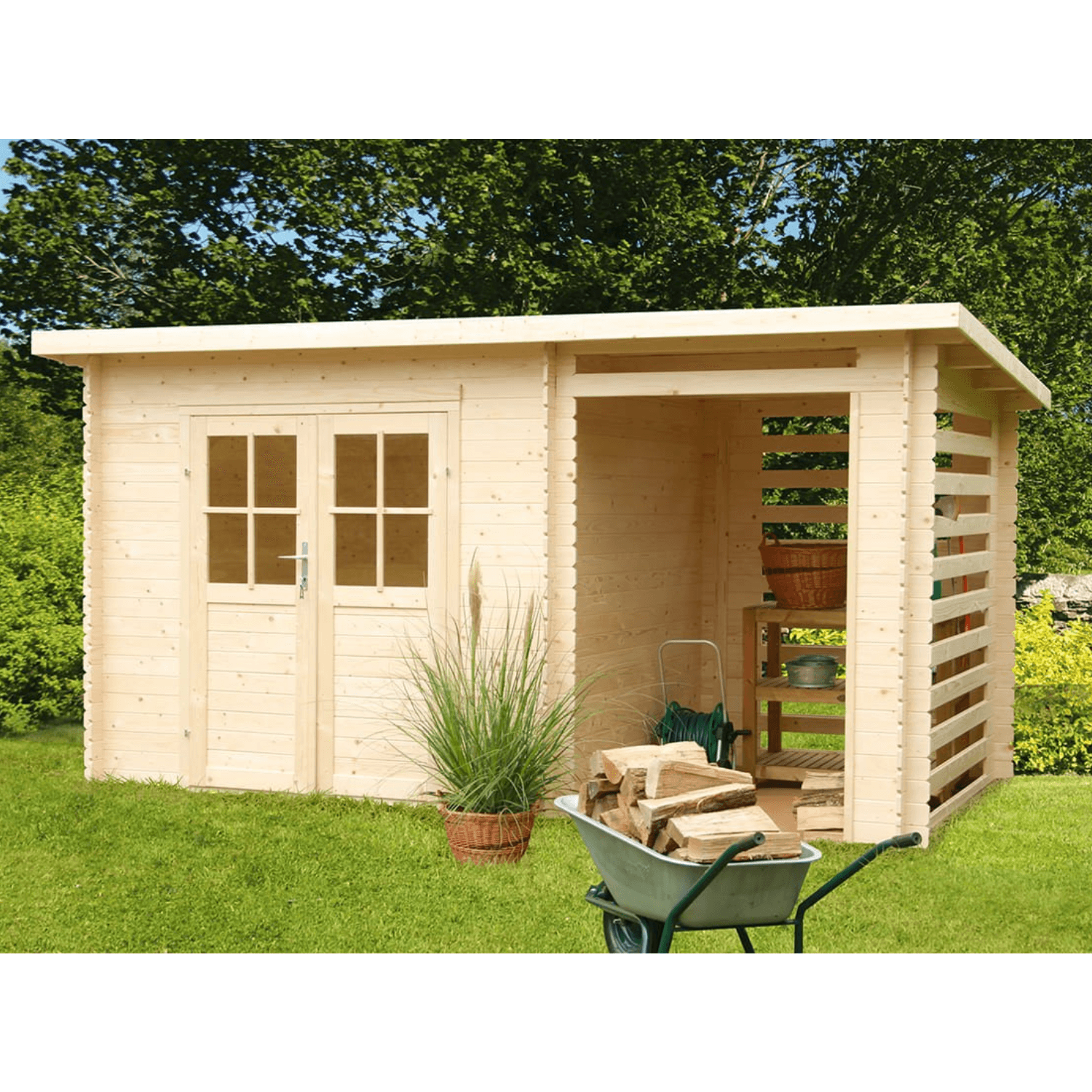 Abri de jardin Bois – 7.44 m2 – Prix usine – DESTOCKAGE - Image 1