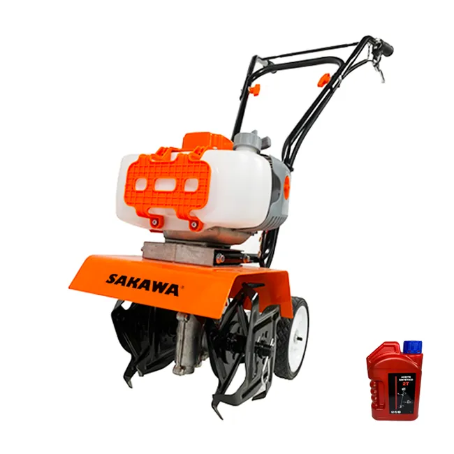 Motobineuse Mini compact Moteur essence + huile - Image 1